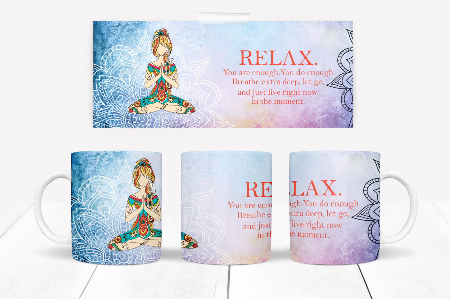  Relax Meditation Coffee Mug by Free Spirit Accessories sold by Free Spirit Accessories