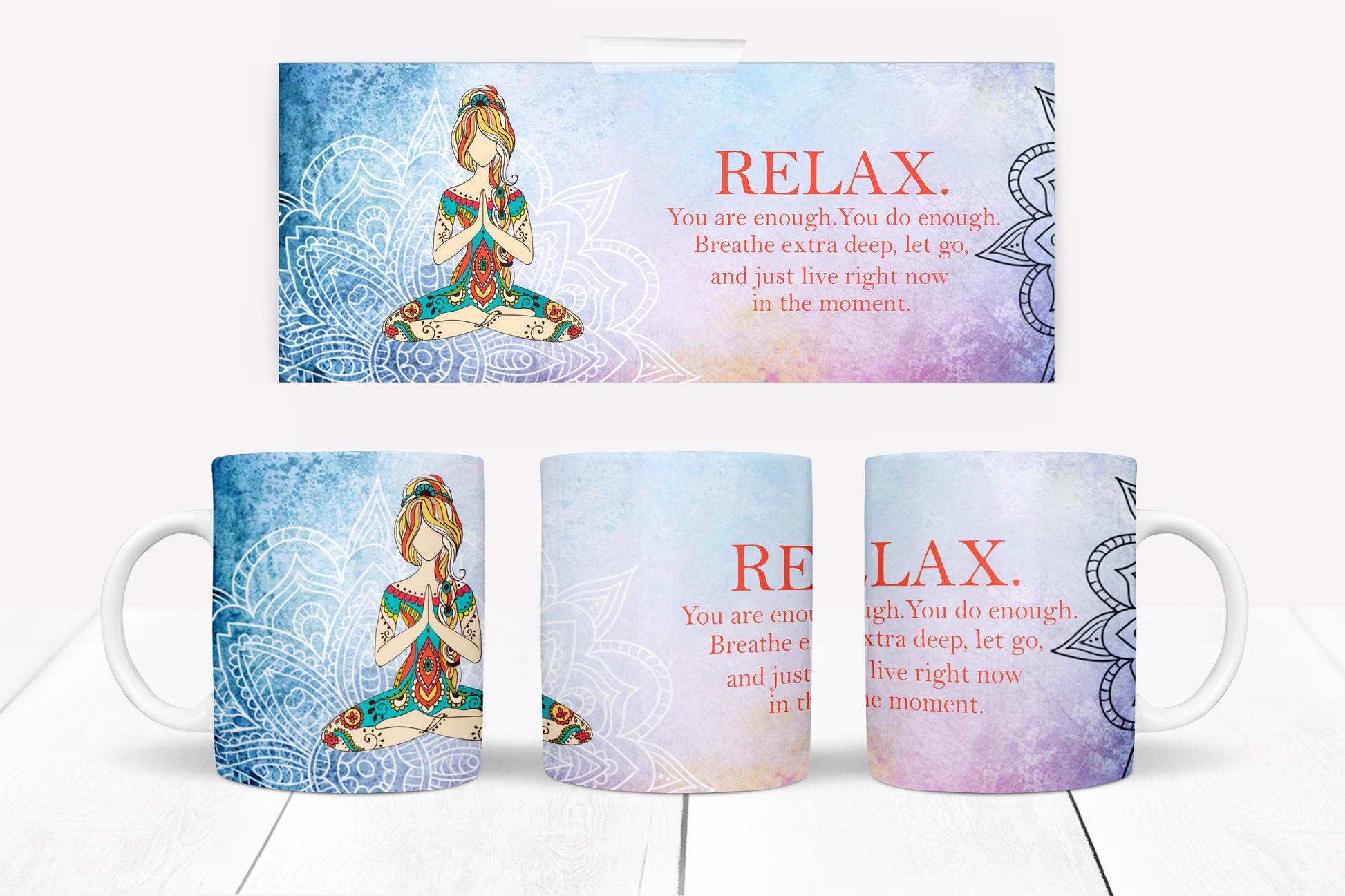  Relax Meditation Coffee Mug by Free Spirit Accessories sold by Free Spirit Accessories