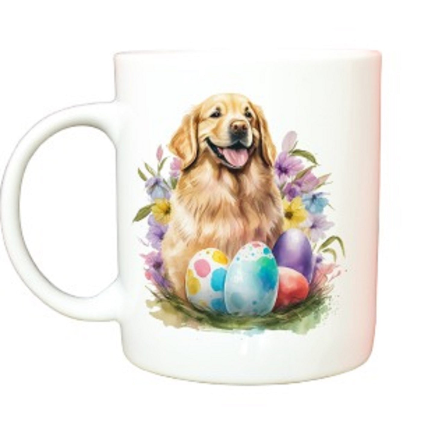  Easter Dog Mug in Various Breeds by Free Spirit Accessories sold by Free Spirit Accessories