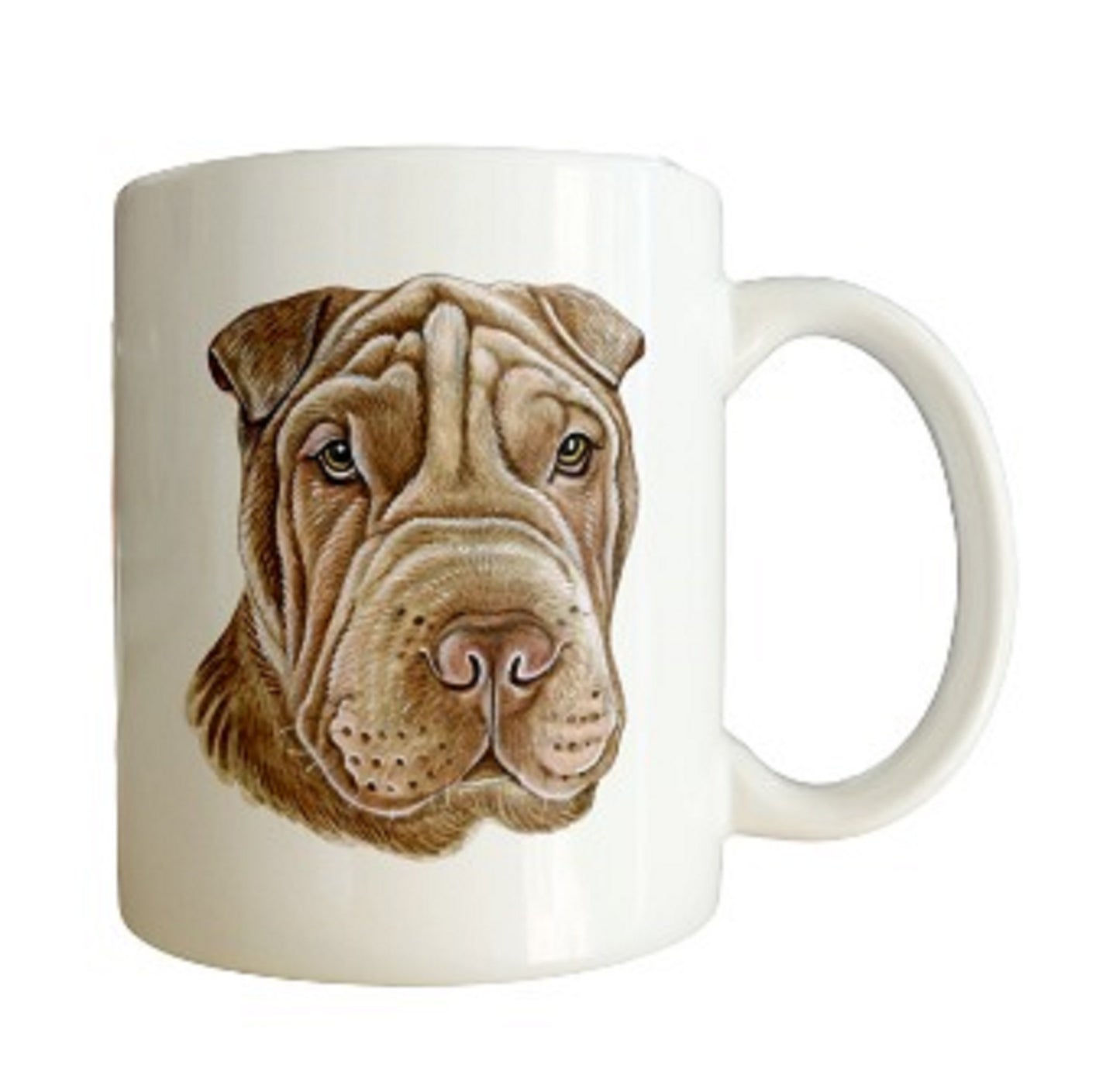  Shar Pei Dog Head Mug by Free Spirit Accessories sold by Free Spirit Accessories