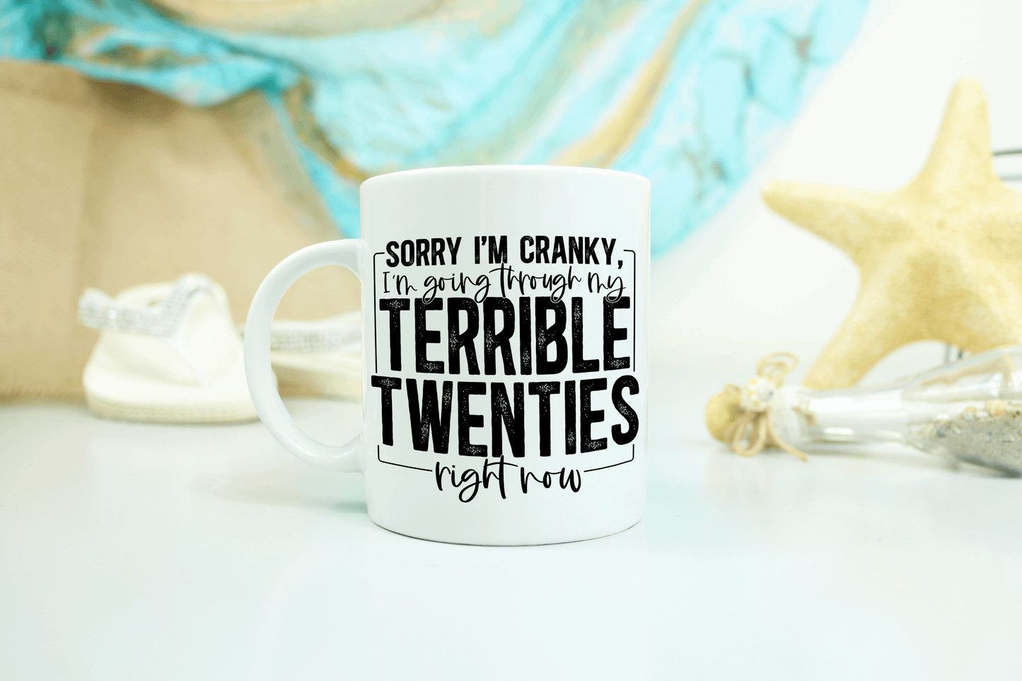  Terrible 20's or 30's Funny Coffee Mug by Free Spirit Accessories sold by Free Spirit Accessories