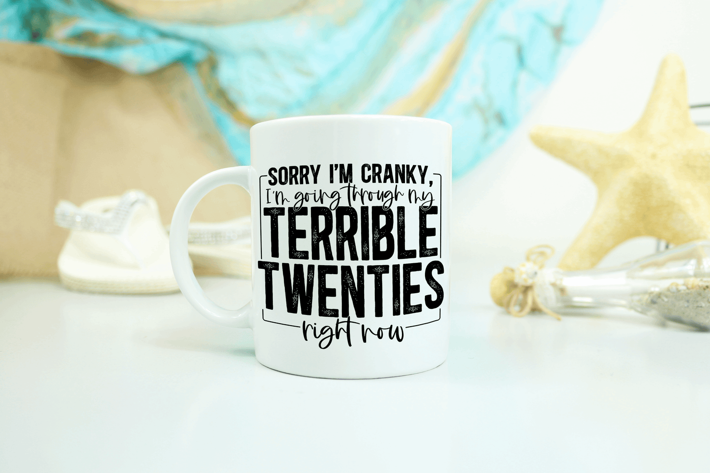  Terrible 20's or 30's Funny Coffee Mug by Free Spirit Accessories sold by Free Spirit Accessories