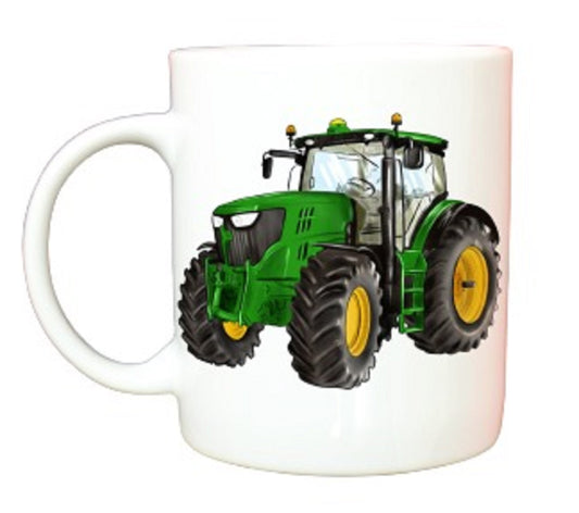  Green Tractor Coffee Mug by Free Spirit Accessories sold by Free Spirit Accessories