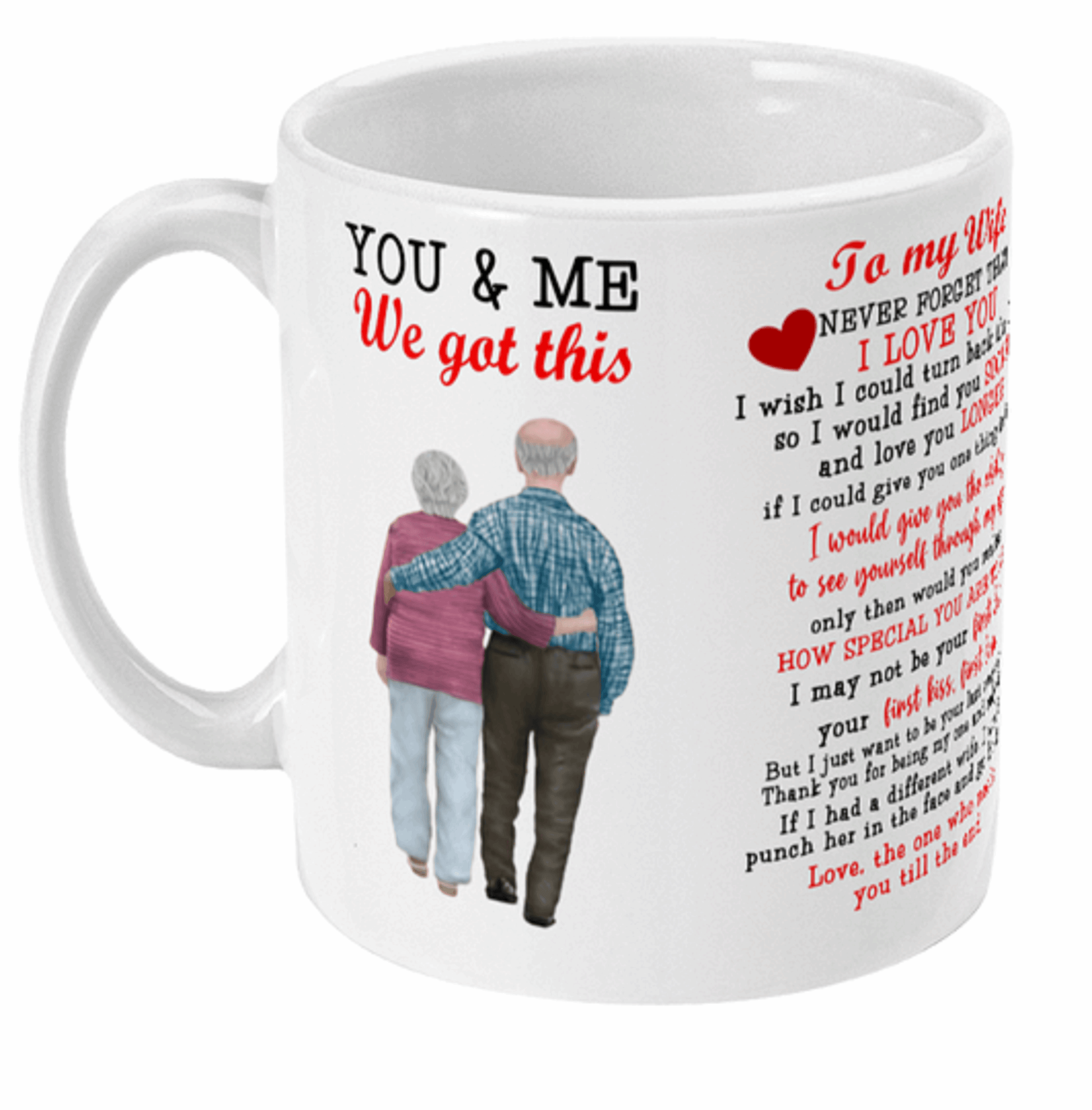  You and Me We Got This Husband or Wife Mug by Free Spirit Accessories sold by Free Spirit Accessories