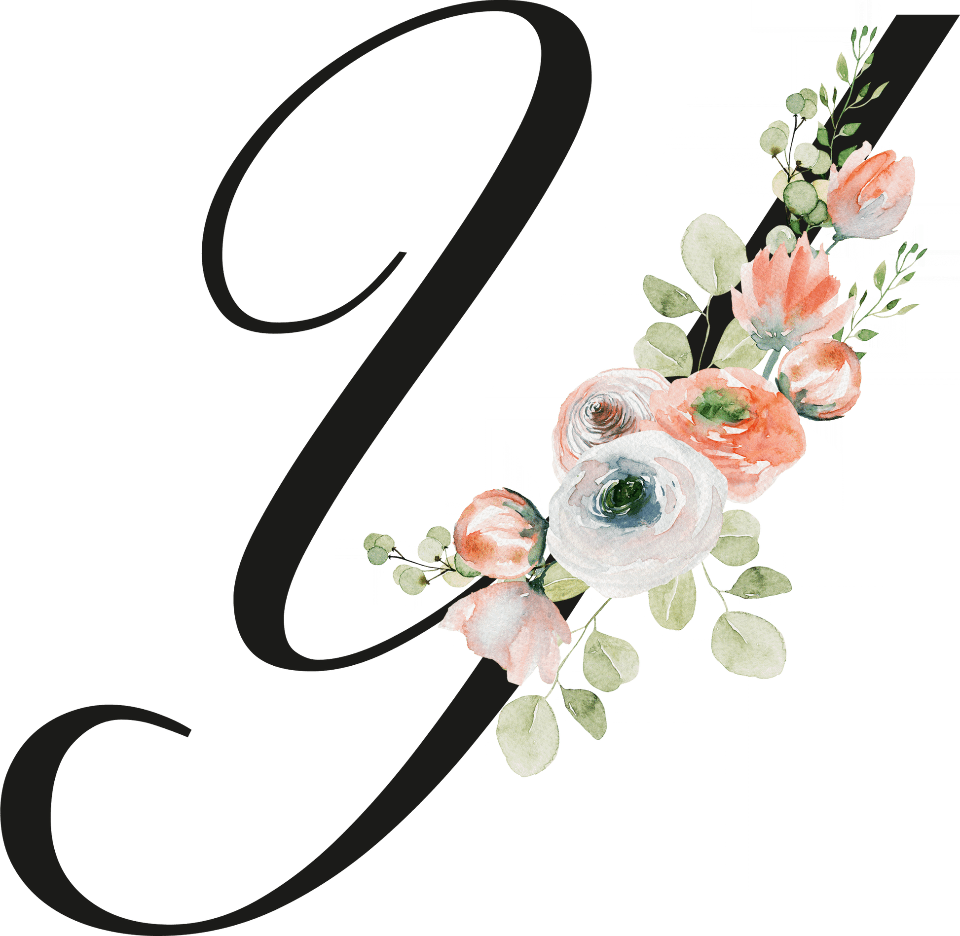  Floral Letter Initial Coffee or Tea Mug by Free Spirit Accessories sold by Free Spirit Accessories