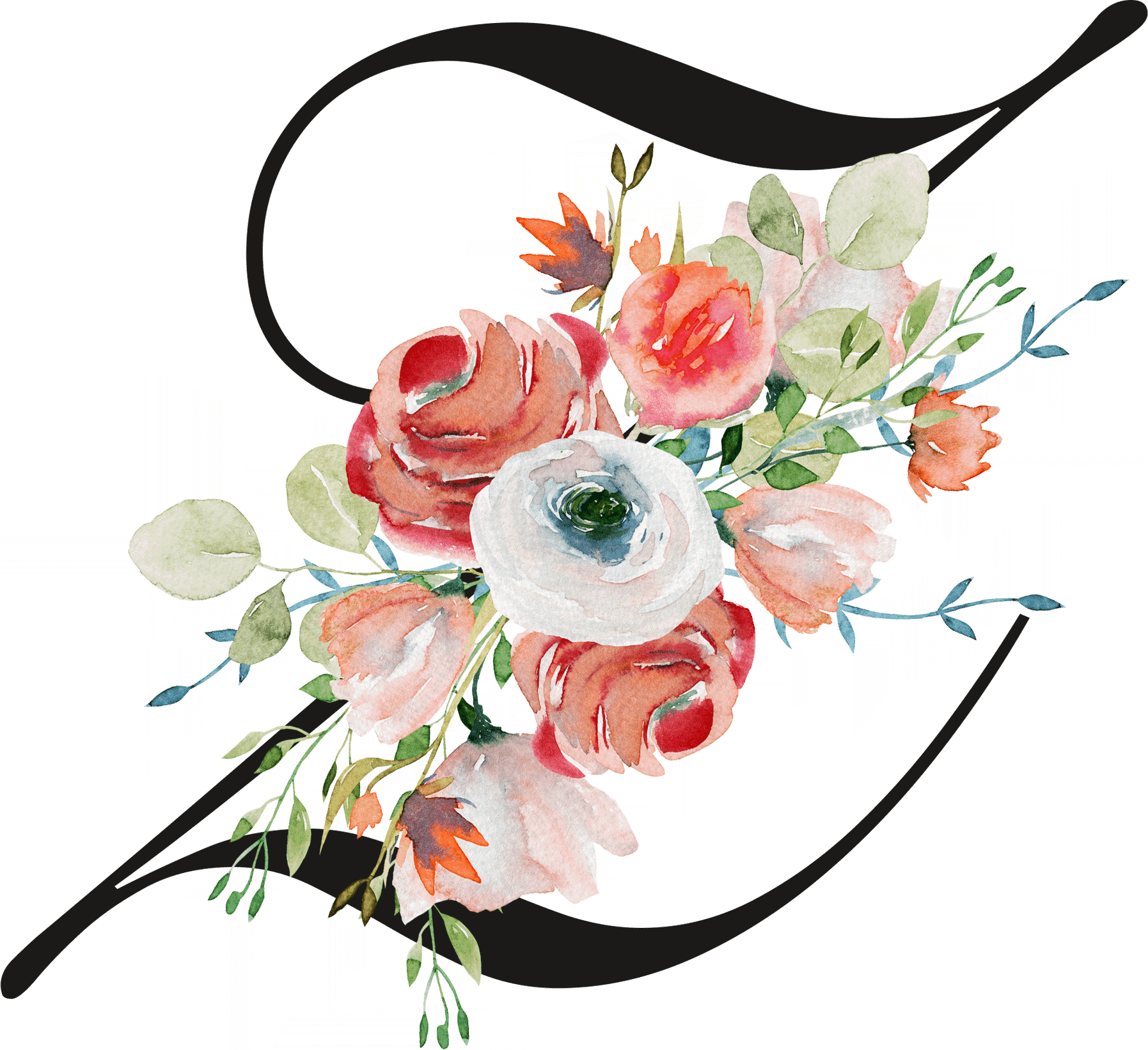  Floral Letter Initial Coffee or Tea Mug by Free Spirit Accessories sold by Free Spirit Accessories